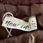 New In linen brown shorts NWT size large Photo 2