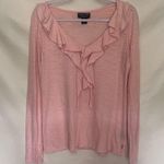 Polo Jeans Co Y2K Ruffle Womens Top Sz M Coquette Pastel Romantic Cottagecore Pink Size M Photo 9