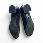 Aquatalia  Black Suede Block Heel Pumps Size 9 Photo 6