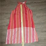 Lou & grey Shift Dress Size XS Striped Pink Summer Mini Flowy Beach Boho Cotton Photo 3