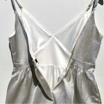Lulus NWT  Women’s Silver Metallic Star of the Evening Mini Dress size medium Photo 6