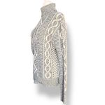 Vintage Squaw Valley Ski Lodge Knit Turtleneck Sweater Medium Wool Blend Green Photo 3