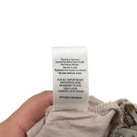 Anthropologie Current Air Dress Mini Sweater Ruffle Crewneck Beige Size Small Photo 13