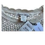 Christian LaCroix Nwt  cream-colored open-knit crew neck sweater extra small Photo 5