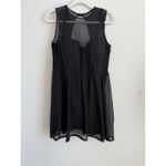 Torrid Swim Dress Mesh Overlay Underwire Black Women's Size 1X One-Piece DD/DDD Photo 4