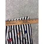 Lovers + Friends black white stripe floral print wide leg pants small Photo 6