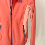 The North Face Orange Stretchy Material Hoodie S Photo 3