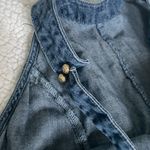 Pilcro and the Letterpress by Anthropologie Femme Denim Jumpsuit Romper Size 8P Photo 11