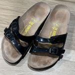 Birkenstock  Ibiza Sandals Black Tan Slide On Women’s 5.5 (36) Photo 0