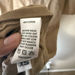 Cotton Citizen  tan short sleeve shirt dress size xs Photo 3