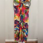 Liv Foster Floral Tie Dye Gown Size 6 Pink Photo 4