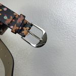 Betsey Johnson Gingerbread Cookie Candy Cane Christmas Holiday Belt Womens M Blk Photo 1