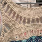 Lila Rose Lily Rose Sleeveless Dress Crochet Top Fully Lined Size Medium Photo 7