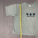 Anvil Green River Embroidered Women’s T-Shirt Top Green Size Large Photo 3