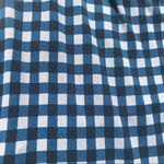 Leota Sleeveless Maternity Midi Dress Plaid Knit Tie Waist Blue Gray Small Photo 4