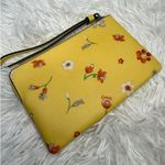 Coach Yellow Floral Wristlet Photo 1