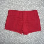 Charlotte Russe Coral Mid-Rise Denim Shorts Photo 3