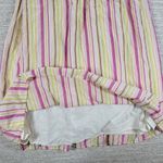 Old Navy Halter Dress Womens M Multicolor Striped Baby Doll Smocked Cinch Maxi Photo 11