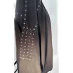 ZARA  Black Studded Button Down Shirt Women’s Small Western Oversized Top NWT Photo 3