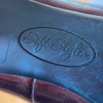 Soft Style Women’s Dark Red Heels Ruby Patent Leather Shoes Size 9 Photo 9