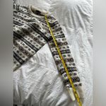 J.Crew Lambs wool Cream Patterned Sweater Photo 5