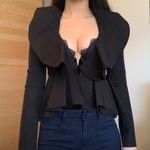 Nasty Gal Ruffle Peplum Blazer Photo 6