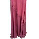 Komarov Sz XS/S Women's Mauve Pink Vneck Pleated Skirt Sleeveless Maxi Dress Photo 6