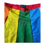 ALL IS BRIGHT RAINBOW PLEATED MINI SKIRT DELIA*S BY DOLLS KILL Size XL Red Photo 5