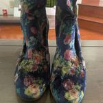Abound Floral Velvet  Booties Size 8.5 Photo 1