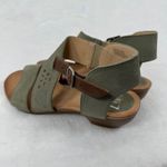 Miz Mooz Miz‎ Mooz New York City Cienna Sage Green Leather Cutout Ankle Strap Sandals 9.5 Photo 9