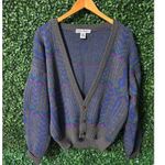 American Vintage Vintage Aztec Cardigan Pure Wool Size Medium Photo 0