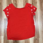 Gap Red floral shirt Photo 3