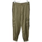 OAT New York Drapey Cargo Pull On Jogger Pants Size S Tan Photo 1