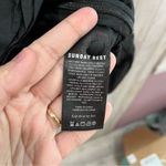 Aritzia Aritizia Sunday Best Petal Blouse Black Cropped Photo 3