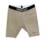 Fear of god  Essentials Pull On Elastic Waistband Biker Shorts Taupe Medium M Photo 2