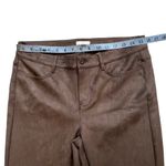 J.Jill NWT, Taylor Luxe Faux Suede Pants in Mocha Photo 8