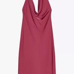 ZARA  asymmetrical midi satin dress Photo 0