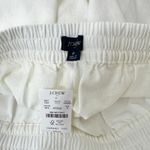 J.Crew Linen Cotton Drawstring Pants Pull On Comfy Pockets Ankle White US 8 NWT Photo 6