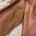 Bagatelle Distressed Asymmetrical Brown Faux Leather Size S Photo 10