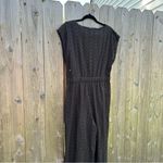 A loves A NWT  Black Eyelet Button Down Wide Leg‎ Jumpsuit SIZE LARGE Photo 11