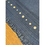 f.l. Malik Denim Style Womens Shirt Size Small Buttons Art To Wear Classic VTG Blue Photo 6