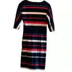 Brooks Brothers  Women's Striped Half Sleeve T-Shirt Dress Size S Photo 2