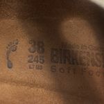 Birkenstock Florida Three-Strap Holographic Silver Slide Sandal SzEU38 L7 - M5 Photo 9