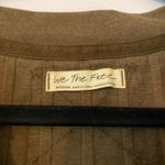 We The Free The Mix Army Green Ribbed Oversized Long Sleeve Top Women's Medium Photo 1