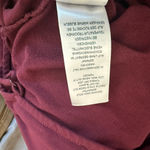 True Religion  Maroon Strappy Blouse Photo 7