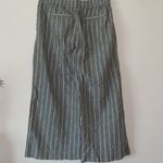 BeachLunchLounge Women’s beach lunch lounge pull on linen Capri pants wide leg striped Small Photo 7