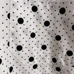 Dockers Vintage 90s Black & White Polka Dot Collared Button Up Shirt Medium Photo 7