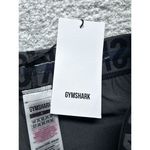 Gymshark New Fit Cropped Fitted Gray Black Leggings Small Women's Athletic Photo 4
