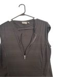 Athleta Black Zip-Up Sleeveless Top Photo 6