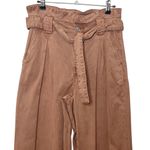 Paige Harper Jeans Women’s Size 27 Brown Wide Leg Belted High Rise Lyocell Photo 2